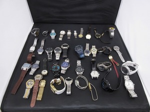 【1円スタート】 【ジャンク】LONGINES,TAG HEUER,SEIKO,CASIO,CITIZEN等 腕時計 まとめ売り 40点