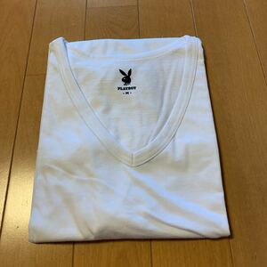 Tシャツ　VネックTシャツ Mサイズ　　　　プレイボーイTシャツ PLAYBOY 新品未使用