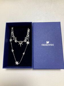 送料無料　未使用に近い　Swarovski スワロフスキー　Fantastic ファンタスティック　necklace ネックレス　星　箱付き