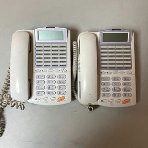 N1319/ナカヨ　iZV2　24ボタン多機能電話機　【NYC-24iZ-TELSD 2台セット　動作未確認
