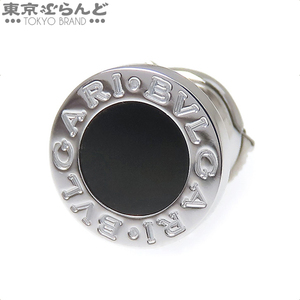 101749150 ブルガリ BVLGARI ブルガリブルガリ クラシック イヤリング 356121 K18WG オニキス 箱・証明書付き ピアス レディース 仕上済