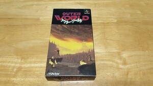 ★SFC「アウターワールド(OUTER WORLD/Another World)」箱・取説・ハガキ付き/Victor/スーパーファミコン/SUPER FAMICOM/ADV/レトロゲーム