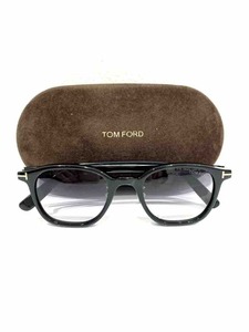 (TY2076)【美品】トムフォード TOM FORD サングラス TF978-D 01B 49□21 145 ケース・付属品有り