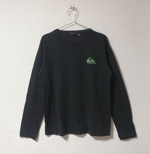 クイックシルバー　 長袖Tシャツ　 ロンT 長袖カットソー　ブラック　Mサイズ