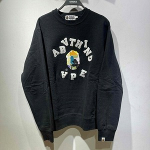 A BATHING APE MULTI CAMO EMBROIDERY CREWNECK XLサイズ 001SWG801015X アベイシングエイプ ベイプ マルチ カモ刺繍