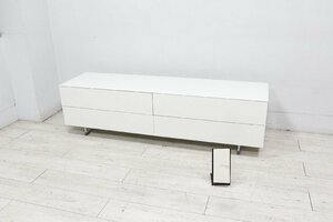 ☆展示極美品☆Cassina カッシーナ テレビボード LOTUS ロータス TV台 シアターボード 取説 28万