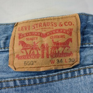 LEVI’S550 リーバイス w34L30 デニム ジーンズ 