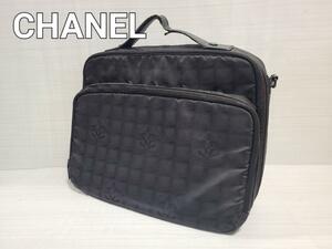 シャネル CHANEL ニュートラベルライン ビジネスバッグ ストラップ欠品