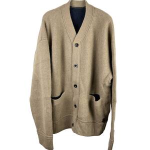 Sacai (サカイ) S Studs Cashmere Knit Cardigan(22-02859M) (brown)