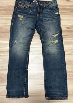 即完アイテム　true religion ストレートデニム　38インチ