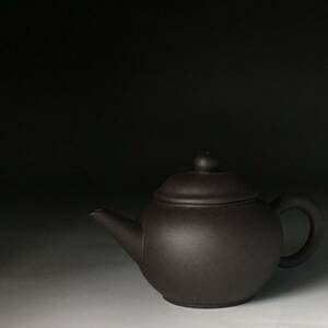 ut30/30 宜興製 清香 唐物急須 在銘/煎茶道具/古美術/時代品 茶道具 茶器 紫泥 中国美術 中国古玩◆