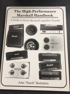 ◆◇【稀少洋書】 マーシャル・アンプ・ハンドブック『The High Performance Marshall Handbook』◇◆