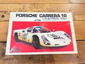 C34 ナガノ 当時物 未組立 1/20 スケール PORSCHE CARRERA 10 プロトタイプ ポルシェ・カレラ 3004-1800 プラモデル レーシングカー 車