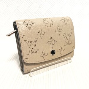 LOUISVUITTON　ルイヴィトン　マヒナ　ポルトフォイユ・イリスコンパクト　ガレ　財布　コンパクト財布　イニシャル入り　M62542