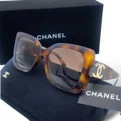 【付属品完備】CHANEL sunglasses 23AW スクエアシェイプ