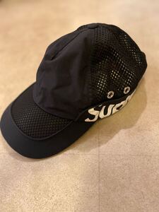 ★美品★シュプリーム(Supreme)★キャップ★ブラック★ロゴ ★メッシュ素材