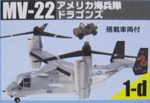 ヘリボーンコレクション オスプレイ 1d MV22 アメリカ海兵隊 ドラゴンズ ティルトローター 垂直離着陸機 ヘリ BOEING ジオラマ エフトイズ