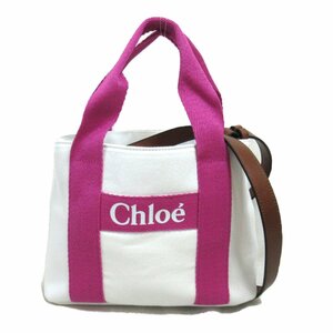 クロエ 2wayショルダーバッグ ブランドオフ Chloe コットン 2wayショルダーバッグ コットン キッズ