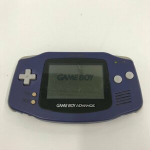 任天堂 NINTENDO ニンテンドー ゲームボーイアドバンス GBA 本体 バイオレット AGB-001 通電未確認【CIAQ2054】