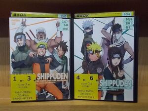 DVD NARUTO ナルト 疾風伝 九尾掌握と因果なる邂逅の章 全6巻 ※ケース無し発送 レンタル落ち ZY4003a