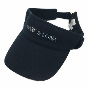 coco★マーク&ロナ★MARK&LONA★リボンサンバイザー★スカル★黒★ブラック★中古※レターパックプラス発送可★86758