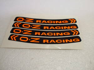 先日入荷 2023 新作 O・Z Racing ホイール ステッカー 蛍光オレンジ MotoGp モトGP 4枚セット（1台分）レプソルホンダ 