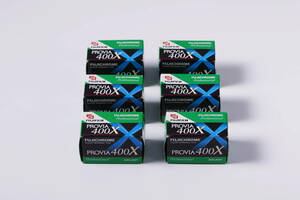 [未使用]富士フィルム FUJIFILM 期限切れフィルム PROVIA400X 6本 カラーリバーサルフィルム RXP135 36枚撮り