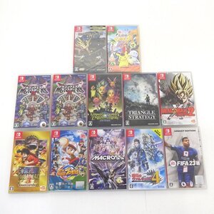 ★中古★Nintendo Switchソフト モンハン/ドラゴンボール/ドラクエ/ワンピース他 まとめ売り 計12本セット★【GM646】