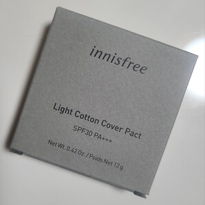 イニスフリー ( innisfree ) ライト コットン カバー パクト 23N ジンジャー ベージュ系 オークル系 Light Cotton Cover Pact 新品