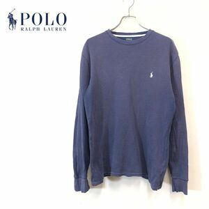 1O2228-F◆ POLO RALPH LAULEN ポロラルフローレン 長袖Tシャツ カットソー トップス ◆ sizeM コットン100 パープル 古着 メンズ 秋冬