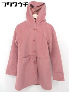 ■ natural couture ナチュラルクチュール 長袖 コート サイズF ピンク系 レディース