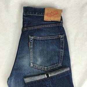 【旧】DENIME ドゥニーム ORIZZONTI オリゾンティ 501ZXXタイプ 日本製 ジーンズ W29 L33 赤タブ セルビッチ 黄耳 紙パッチ 隠しリベット