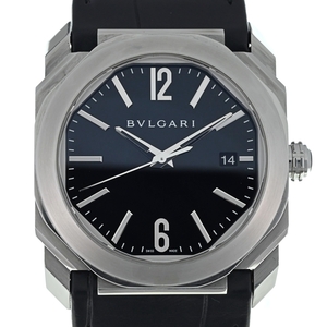 ブルガリ BVLGARI BGO38S オクト ソロテンポ 裏スケ 自動巻き メンズ 美品 A#135551