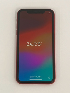 100円～◎Apple iPhone XR [64GB] MT062J/A レッド アップル アイフォン SIMフリー 利用制限〇 【初期化済み/動作品】