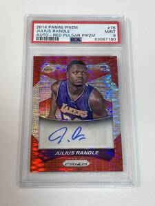 【JULIUS RANDLE】2014 PANINI RED PULSAR PRIZM RC AUTO 27/99