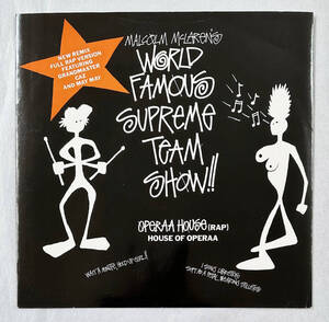 ■1990年 オリジナル UK盤 Malcolm McLaren’s World’s Famous Supreme Team Show - Operaa House (Rap) 12”EP VSTX 1273 Virgin Stussy