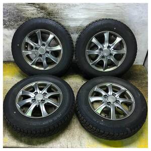 28 AUTOBACS ICE ESPORTE BRIDGESTONE製 145/80R13 2021年製 9分目 LEBEN N-BOX ラパン ココア キャンバス タント ウェイク 等 *7056