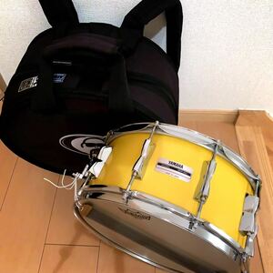 【名器】YAMAHA BSD096 メローイエロー スネアドラム 14×6.5 ヤマハ スネア 廃盤 状態良