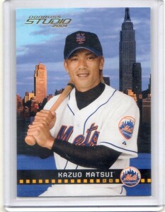 ●松井稼頭央　カード　Vol.279　2004DONRUSS STUDIO #126　ルーキー　ニューヨーク・メッツ