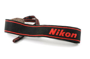 L3056 ニコン Nikon For Professional ストラップ ブラック 黒 レッド 赤 STRAP カメラアクセサリー クリックポスト