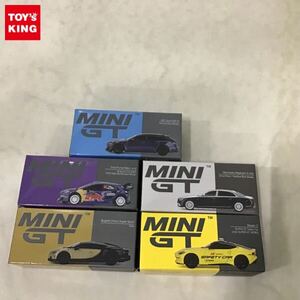 1円〜 TSMモデル MINI GT 1/64 ブガッティ シロン スーパースポーツ ゴールド、ABT アウディRS6-R Navarra Blue Metallic他