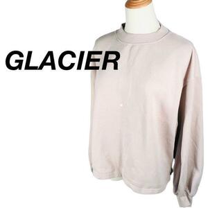 NS00171 GLACIER グラシア 無地スウェット ブラウン系 Lサイズ レディース