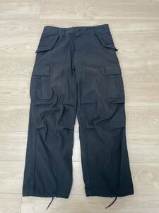 WTAPS TROUSERS NYCO STAIN WMILL-65 BLACK Mサイズ