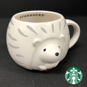 H■ STARBUCKS スターバックス ホリデー2019 マグカップ ヘッジホッグ 355ml ハリネズミ 陶磁器 マグ コップ 茶器 スタバ 美品