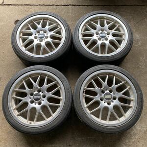 【希少！】BBS RX206 鋳造 ホイール 夏タイヤ 4本セット　225/40R18 18×8J +38 5H PCD120 ミニ クロスオーバー BMW 3シリーズ などに