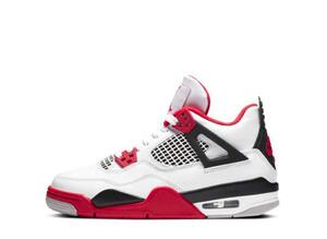 Nike GS Air Jordan 4 OG "Fire Red" 23.5cm 408452-160