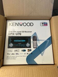 【新品未使用!!】KENWOOD／DPX-U70／KENWOOD MP3／WMA／AAC対応デュアルサイズCD／USBレシーバー