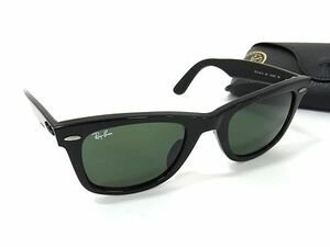 ■美品■ Ray-Ban レイバン RB2140-A 901 50□22 3N ウェイファーラー サングラス メガネ 眼鏡 メンズ レディース ブラック系 DF5603