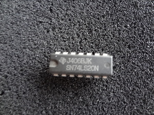 テキサス製　SN74LS20N(Dual 4-Input NAND Gates ) 1個