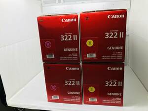 未使用 Canon CRG-322II 322 マゼンタ イエロー トナー カートリッジ 4本セット トナー キヤノン LBP9600C LBP9500C LBP9200C LBP9100C